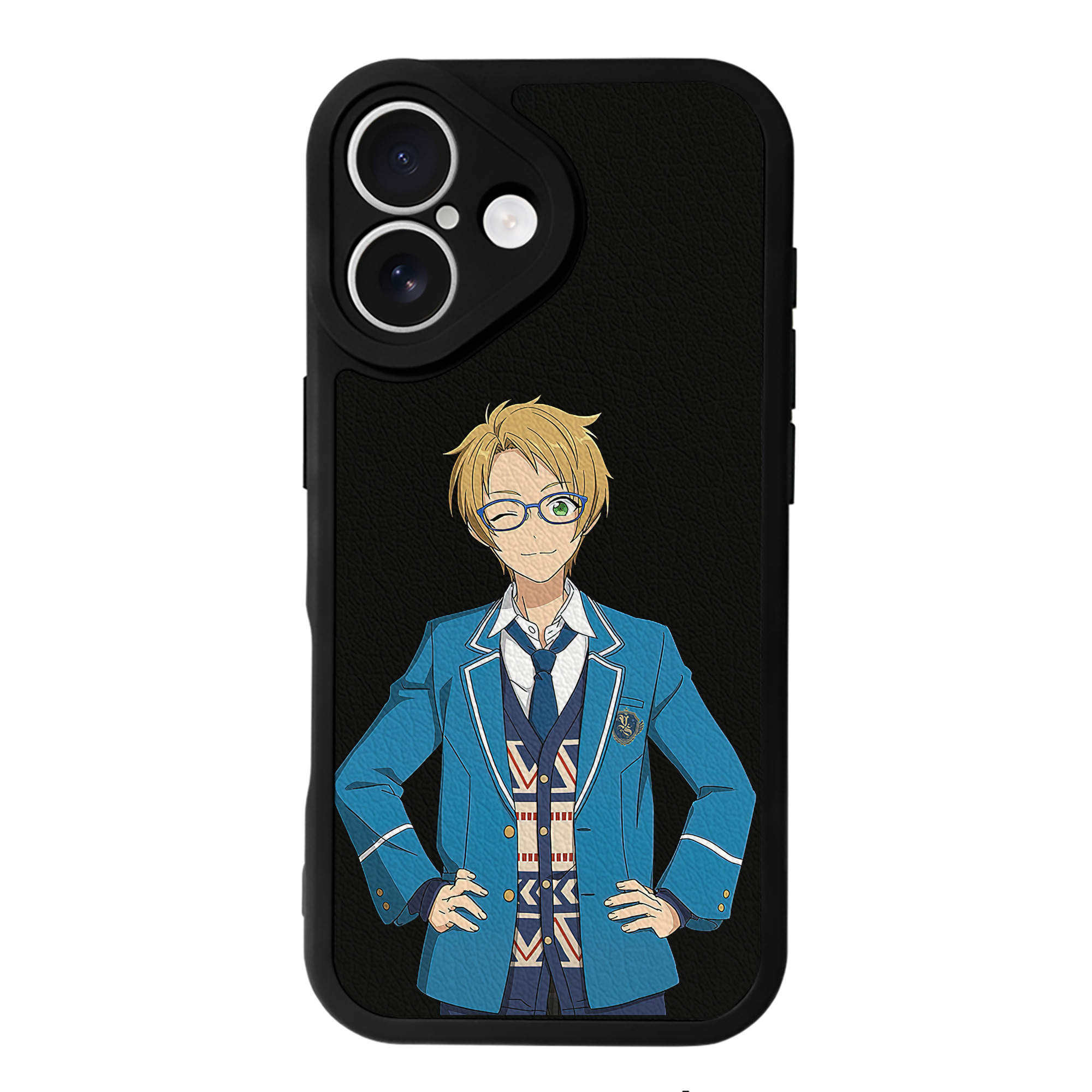 （画像用） あんさんぶるスターズ! Ensemble Stars 【iPhone 16シリーズ対応】シリコンスマホケース（レザー調） 材質：シリコン